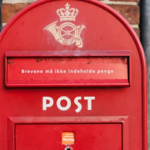 Dänische Postkästen in der Kleinstadt Tondern sind einfach magisch und strahlen Hygge aus