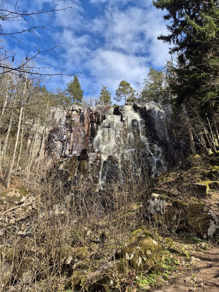 Bild vom Sätefallet- Wasserfall 